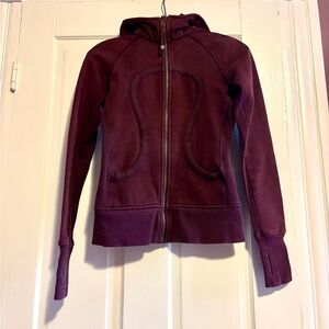Lululemon Plum Scuba Zip Hoodie